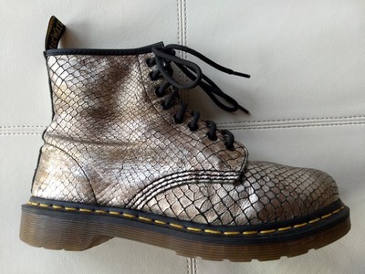 doc martens snakeskin