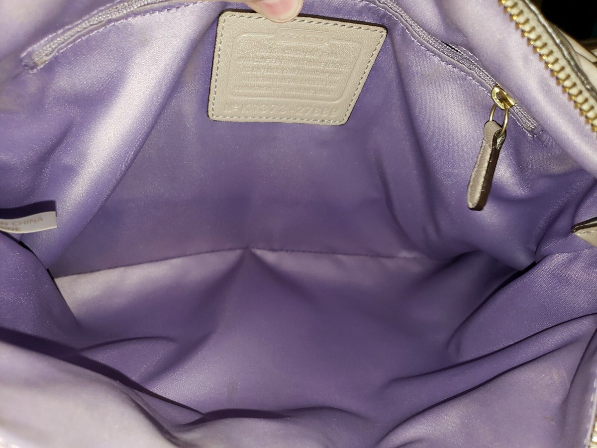 Coach Madison Cafe Carryall In Pintuck Leather 27889 (Light