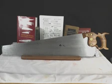 Disston #7, 5 PPI Rip Cut, 26", Jointed, Sharpened, 1896-17, INV 387