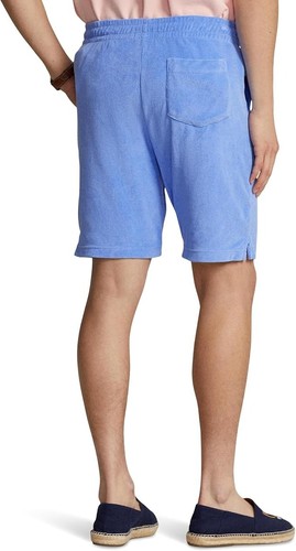 Polo Ralph Lauren Drawstring Shorts Men's Small Harbor Island Blue 7.75 In Terry - Picture 2 of 7