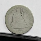 1862-S Liberty Seated Quarter - AG (#62180-L)