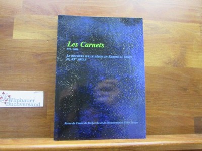 Les carnets : revue du Centre de Recherche et de Documentation Ernst Jünger No 5