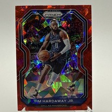 2020-21 Red Cracked Ice Prizm Tim Hardaway Jr. Dallas Mavericks #52