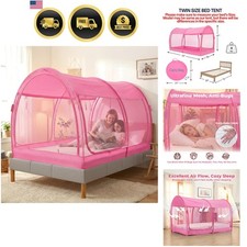 Bed Tent Dream Tent Bed Canopy Shelter Cabin Sleeping Tent Indoor Pop Up Priv...