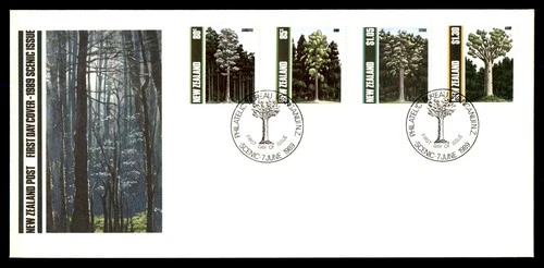 Mayfairstamps New Zealand FDC 1989 Trees Combo First Day Cover aaw_53595