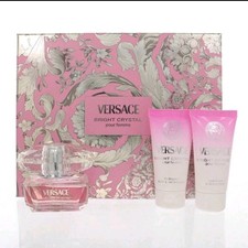 VERSACE Bright Crystal Lotion, Bath & Shower gel, Perfume Set