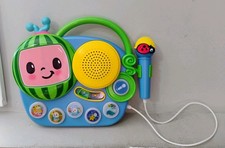 Cocomelon Sing-along Boombox Musical Toy With Microphone WORKS