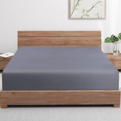 Zaizaihome Bamboo Viscose Fitted Sheet Queen Size Only 400 Thread Count 16 Deep