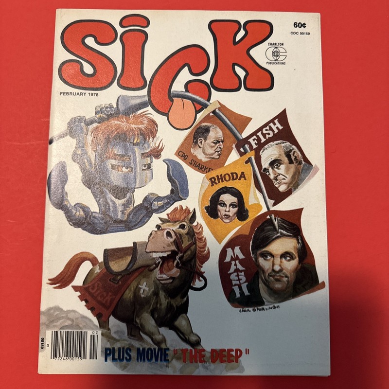 SICK Magazine February 1978 #119 MASH Movie the Deep Vintage