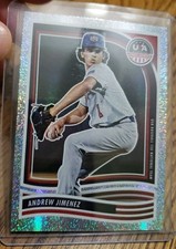 2024 Panini USA Baseball Stars & Stripes #52 Andrew Jimenez Silver Sparkle Foil 