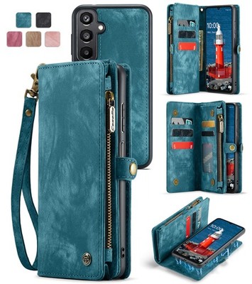 2-in-1 Detachable PU Leather Wallet Case Card Holder Phone Cover for Cell Phones