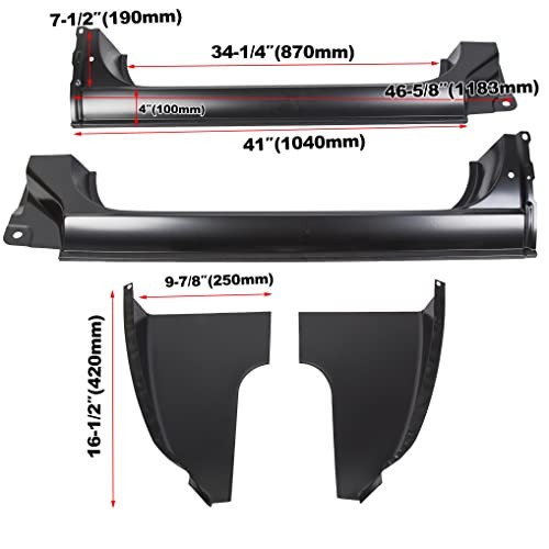 Cab Corner and Rocker Panel Kit Compatible with 1973-1987 Chevy/GMC C/K  - Picture 3 of 8