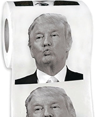 Trump Toilet Brush And Paper Joe Biden Toilet Paper 1-pack Political Gag Gift Toilet Donald Trump