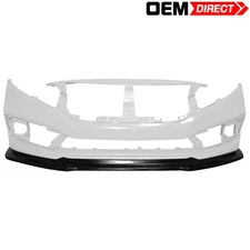 Fits 19-21 Honda Civic GT Style Unpainted Front Bumper Lip Lower Protector PU