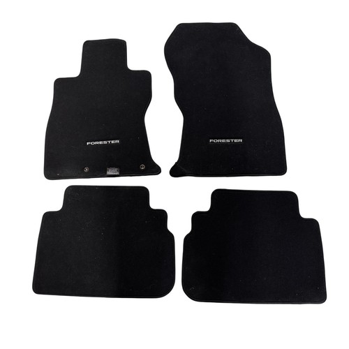 Subaru Forester Black Carpet Floor Mats Set of 4 Front and Rear OEM Genuine