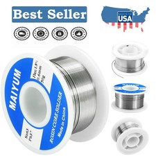 Compact 63-37 Tin Lead Rosin Core Solder Wire 0.6mm 50g - Easy Flow for Repairs