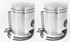 Coppia Pistoni Benelli 125 Bicilindrico 1972 Cilindro Cromato 42,45 A 7380004245