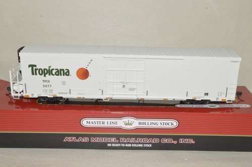 Tren frigorífico escala HO Atlas Tropicana Orange Juice 64' Trinity 3077 | Condition: New
