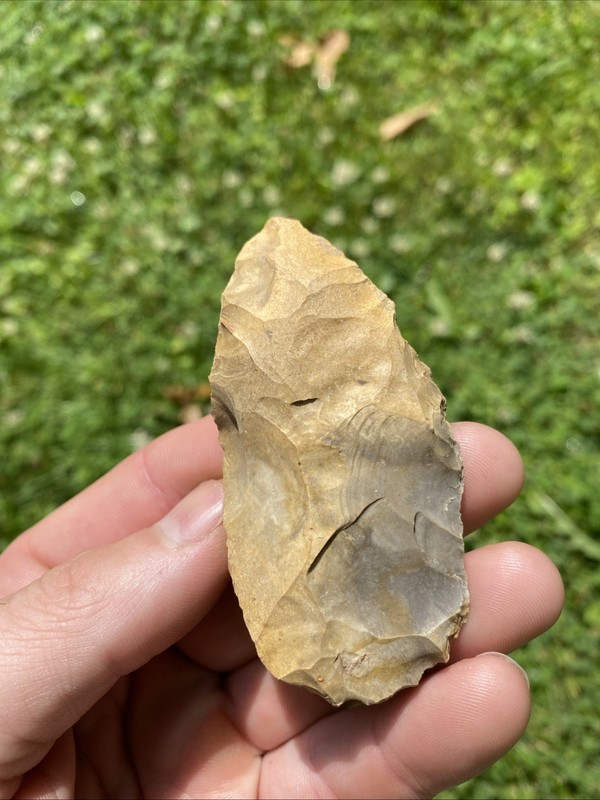 MLC 58 3” Paleo To Archaic Knife Blade - Arrowhead Ky - Tn Stone Artifact