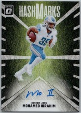 2024 Panini Donruss Optic Hash Marks Mohamed Ibrahim Autograph Card #HM-MIM