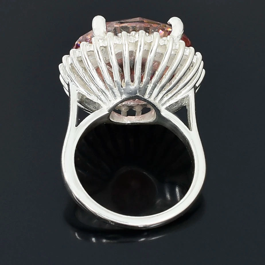 РЕДКОЕ сертифицированное кольцо с одним розовым бриллиантом 20 карат, без тарифов - Изображение 4 из 4