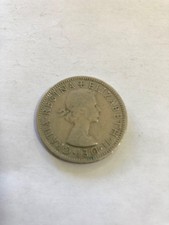 British Coin 1956 Two Shilling Elizabeth II
