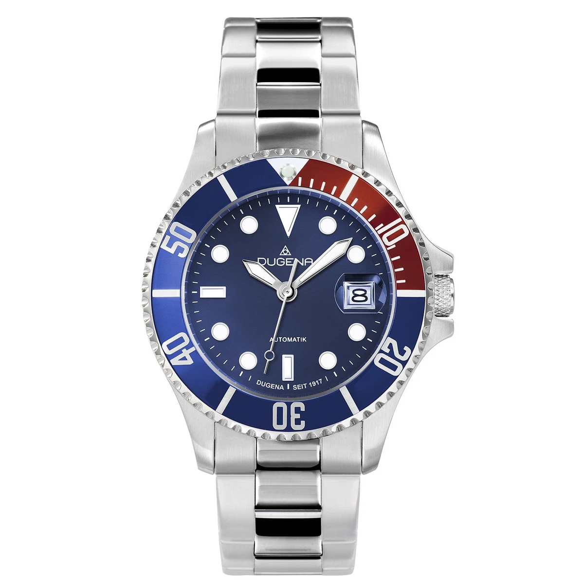 Dugena Pure Orologio Uomo Quarzo 4460985 | Cassa 40mm Acciaio Antracite | Quadrante Con Numeri Arabi | Vetro Zaffiro | Regalo In Elegante Scatola