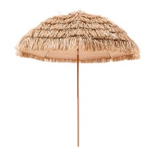 8' Tiki Umbrella Hula Thatched Patio Umbrella 8 ft Poolside Patio Beach Umbrella