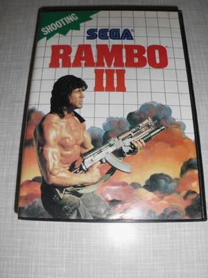 Sega Master System Spiel Rambo III OVP