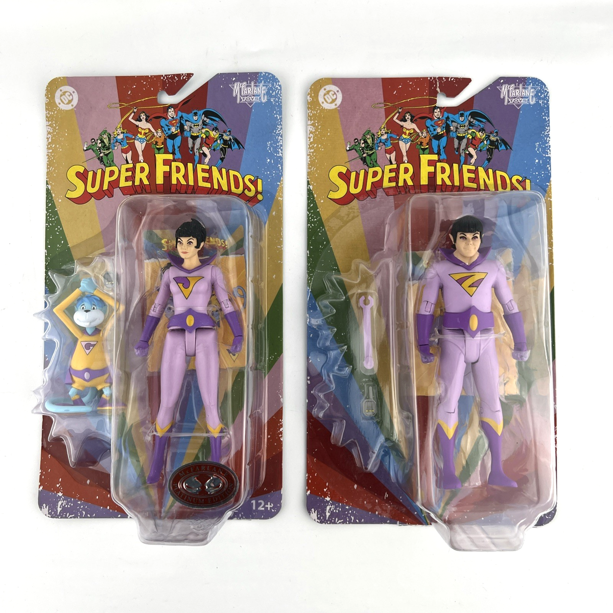 McFarlane DC Super Friends Wonder Twins Zan & Jayna & Gleek