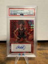 2024 BOWMAN BEST GREATNESS AWAITS RED GEO 2/10 AUTO, ASA NEWELL, RC PSA 10