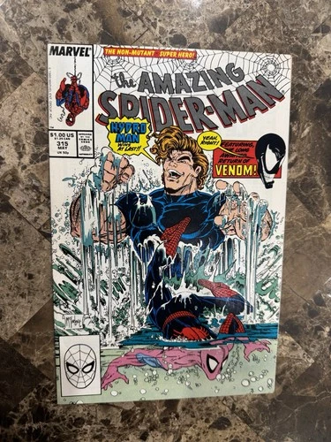 Amazing Spiderman 315 1989- High Grade- 2nd App and 1st Partial Cover of Venom!