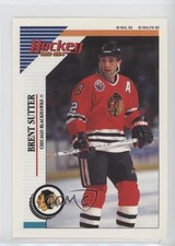 1993-94 Panini Album Stickers Brent Sutter #151 0o9