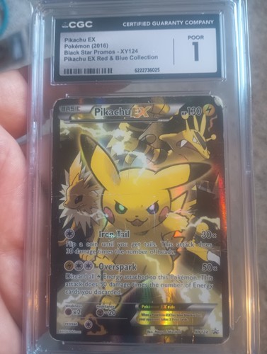 Pikachu-EX graded CGC 1 for sale on eBay