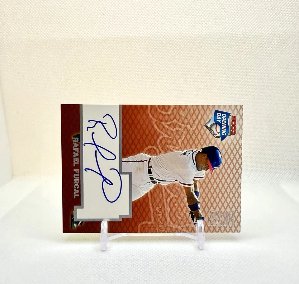 RAFAEL FURCAL AUTO - 2003 Topps Opening Day #ODA-RF Atlanta Braves - Image 2 of 3