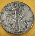 USA Walking Liberty Half Dollar  1942-S Silver Coin Free Shipping