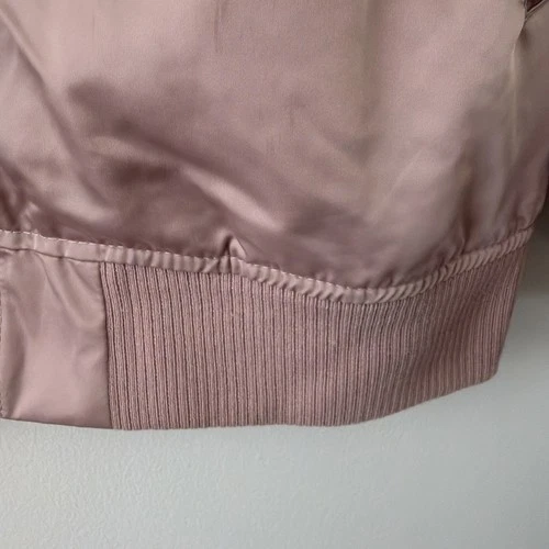 Members Only Iconic Racer Jacket Blush Pink Men's Medium bomber streetwear image 5