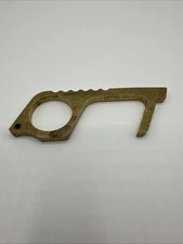 No Touch Brass Key Multi-purpose tool Avoid Contact W/Commonly Touched Surfaces