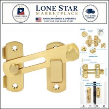 Heavy-Duty 4-Inch Flip Latch - Safety Lock for French and Barn Doors