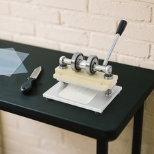 Manual Die Cutting Machine 6.1in Wide Embossing Press for Paper Leather Fabric