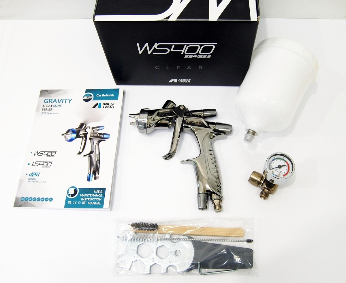 Anest Iwata WS-400 Series 2 Clear Spray Gun 1.4 HD PRO Set 