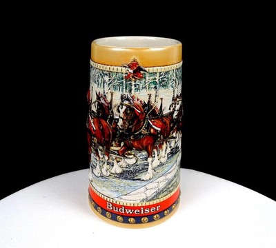 Anheuser Busch Budweiser CS88 Cobblestone Passage Vintage 6 3/4'' Stein 1988
