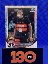 Bowman 2025-26 Chrome Kyshawn George #BCV-177 Washington Wizards Mojo Refractor