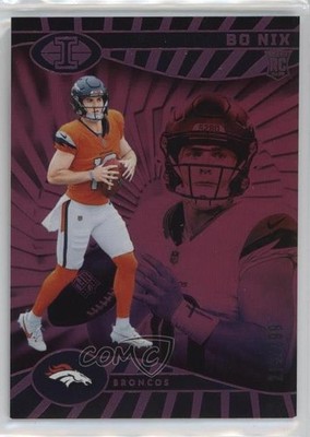 2024 Panini Illusions Trophy Collection Pink /299 Bo Nix #22 Rookie RC 1g59