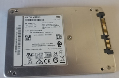Intel  545S SERIES SSDSC2KW256G8 256 GB SATA III 2.5 in SSD