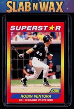 1992 Score 100 Superstars Robin Ventura #33 Chicago White Sox