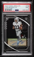 2020 Panini Absolute Rookie Signatures Lynn Bowden Jr #178 PSA 9 MINT Auto 00jx