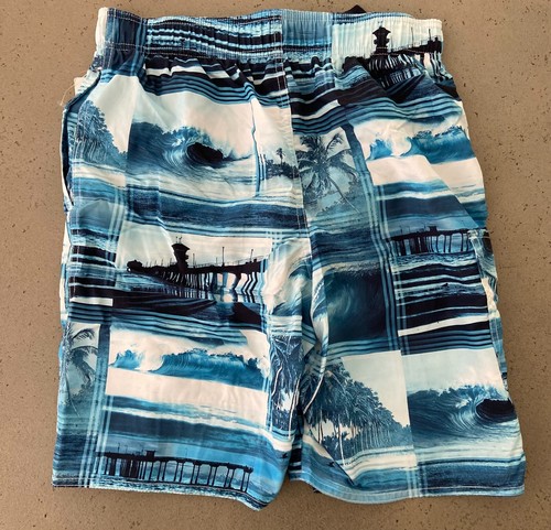 Newport Blue Mens Small Bathing Suit Trunks - New Without Tags - Picture 3 of 4