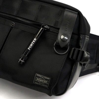 Yoshida PORTER Waist Bag HEAT Black 703-07971 JAPAN New | eBay