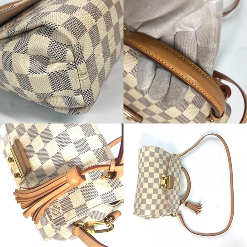 Echte Louis Vuitton Croisette Damier Azur N41581 mit Staubbeutel garantiert CLA117 - Bild 7 von 9